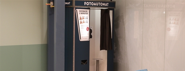 Ta dina foton i vår fotoautomat i Tuna Park i Eskilstuna