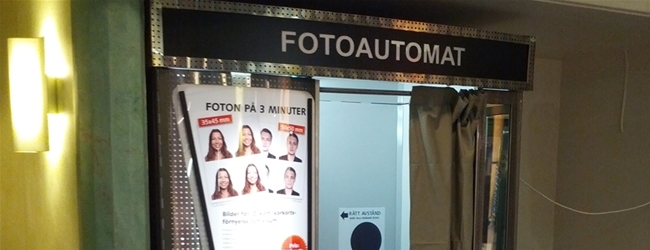 Utökat med en fotoautomat till i Östersund