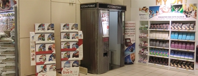 Photo Booth at Coop Forum in Värmdö