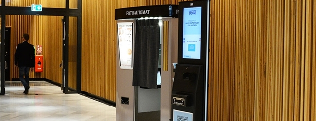 Fotoautomat på Mall of Scandinavia