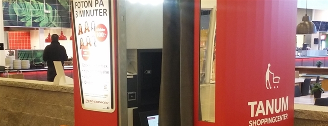 Ny fotoautomat på Tanum Shoppingcenter